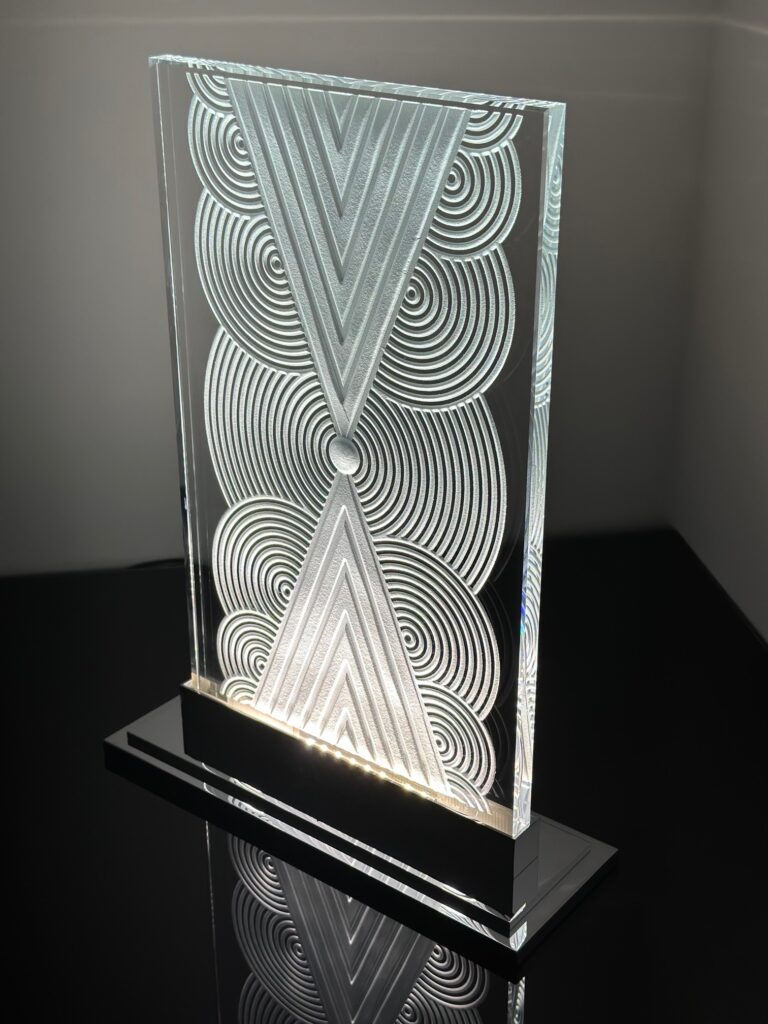 GD Glass Design Lampe Verre Seigaiha 3