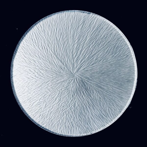 GD Glass Design Plateau Guéridon Verre Plume